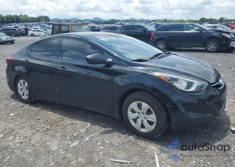 2016 Hyundai Elantra Se from USA, damaged, VIN 5NPDH4AE5GH668420